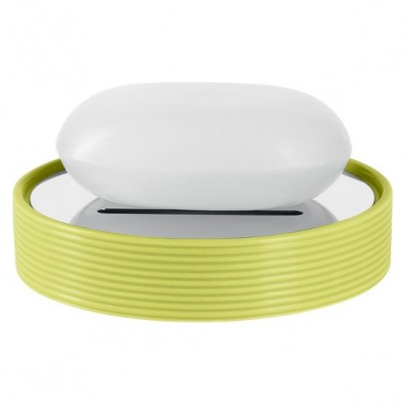 Porte savon Céramique TUBE RIBBED Pistache Spirella Spirella