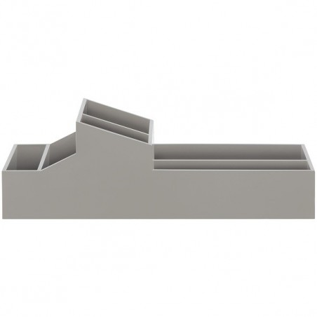 compartiment de rangement double ABS SKYLINE Taupe Spirella Spirella