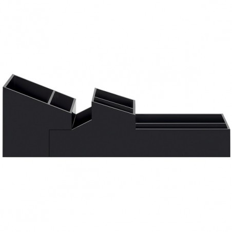compartiment de rangement double ABS SKYLINE Noir Spirella Spirella