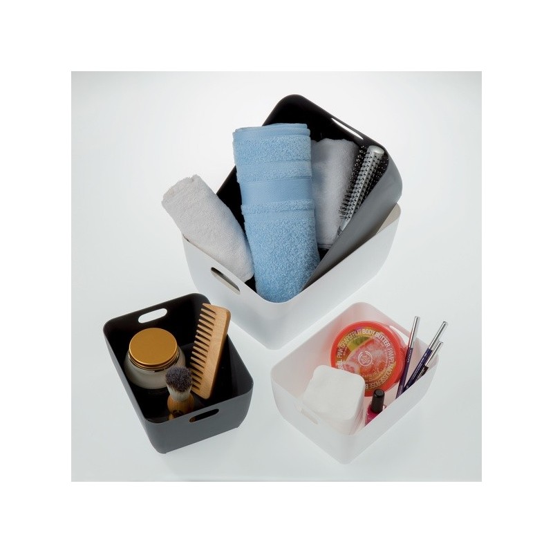 Panier de rangement multi fonction PP STORE M Gris Spirella Spirella