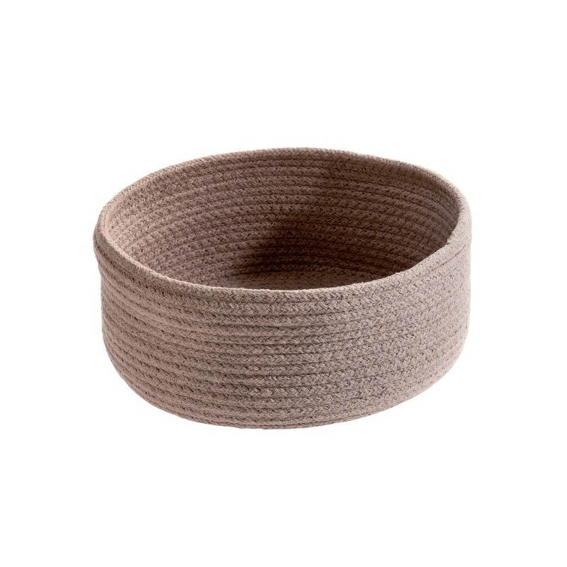 Panier de rangement coton TOBAGO Beige 25x10,5cm Spirella Spirella
