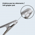 MSV Lot de 10 Pinces à linge Inox Msv MSV