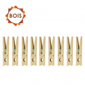 Lot de 36 Pinces à linge Bois MSV MSV