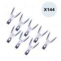 Lot de 144 Pinces à linge Bi-matiere anti-UV Gris MSV MSV