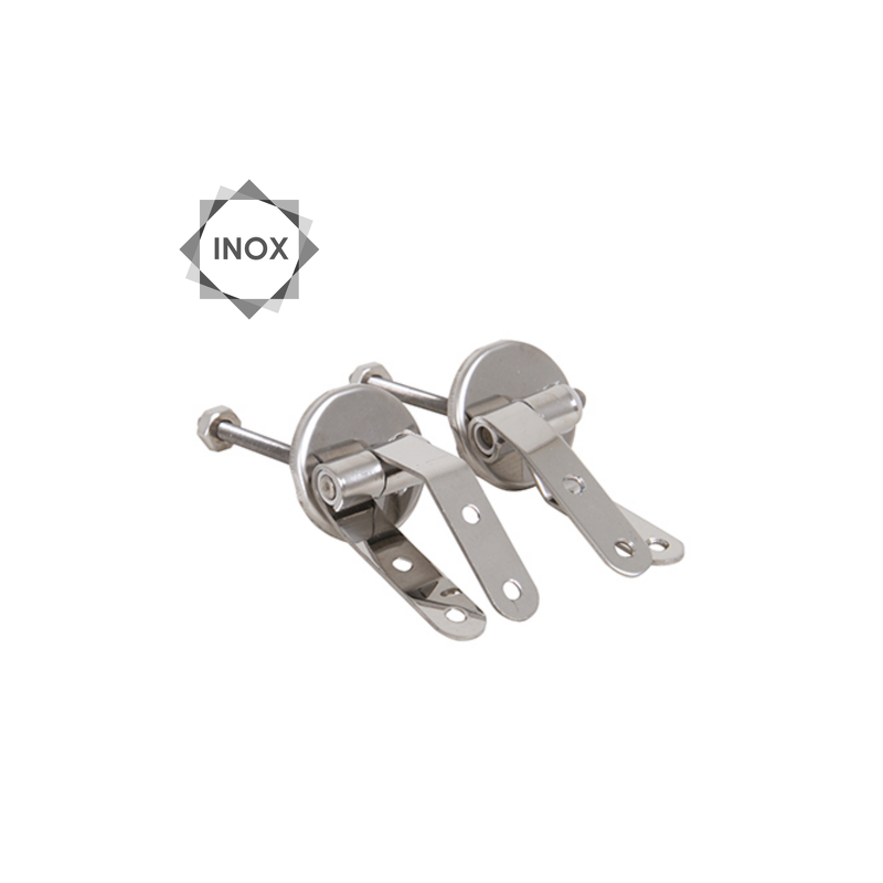 MSV Toilet Seat MDF CLÉO Purple- Stainless Steel Hinges MSV