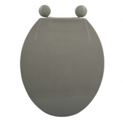 MSV Toilet Seat PP Taupe - PS Hinges