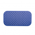 MSV Tapis Fond de baignoire antidérapant Caoutchouc CLASS 36x76cm Bleu MSV
