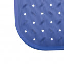 MSV Tapis Fond de baignoire antidérapant Caoutchouc CLASS 36x76cm Bleu MSV