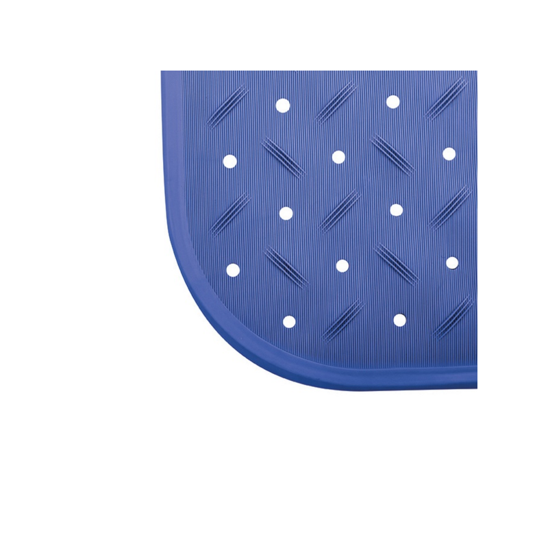 Tapis Fond de baignoire antidérapant Caoutchouc CLASS 36x76cm Bleu MSV MSV