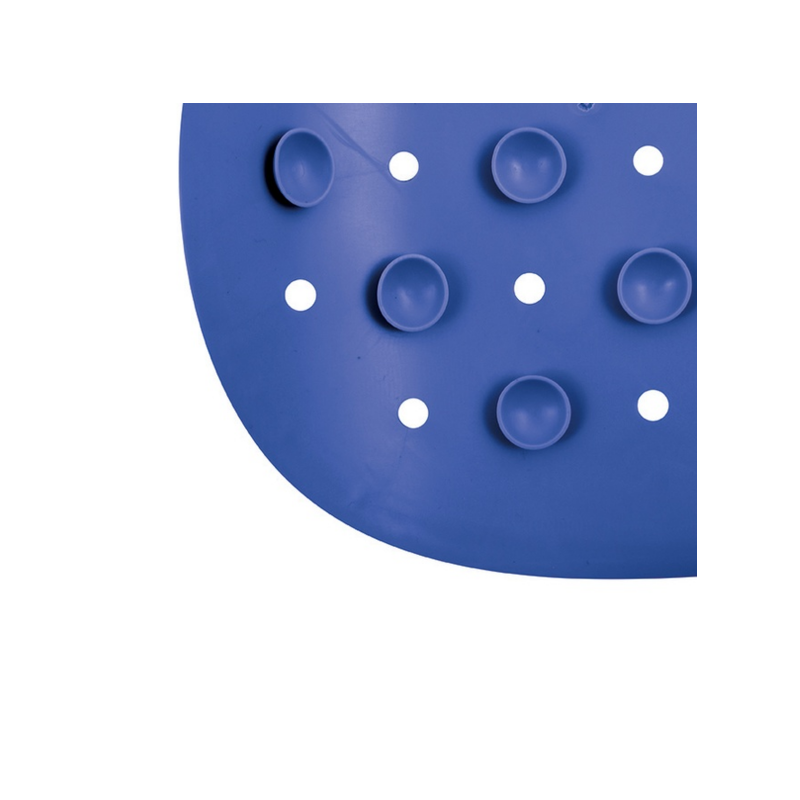 MSV Tapis Fond de baignoire antidérapant Caoutchouc CLASS 36x76cm Bleu MSV