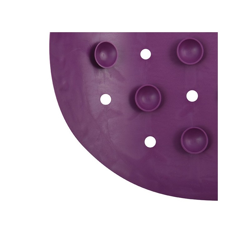 MSV Tapis Fond de baignoire antidérapant Caoutchouc CLASS 36x76cm Violet MSV