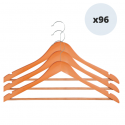 Lot de 96 cintres en bois MSV MSV