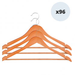 MSV Set of 96 Wooden Clothes Hangers