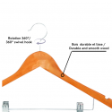 MSV Set di 12 appendini in legno con clip MSV