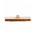 Balai Brosse de ménage Droit en Fibre de Coco 60x6x10cm Rouge MSV MSV