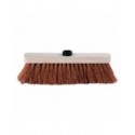 Balai Brosse de ménage Droit en fibre de Coco 29x5,6x9,5cm Beige MSV MSV