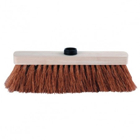 Balai Brosse de ménage Droit en fibre de Coco 29x5,6x9,5cm Beige MSV MSV