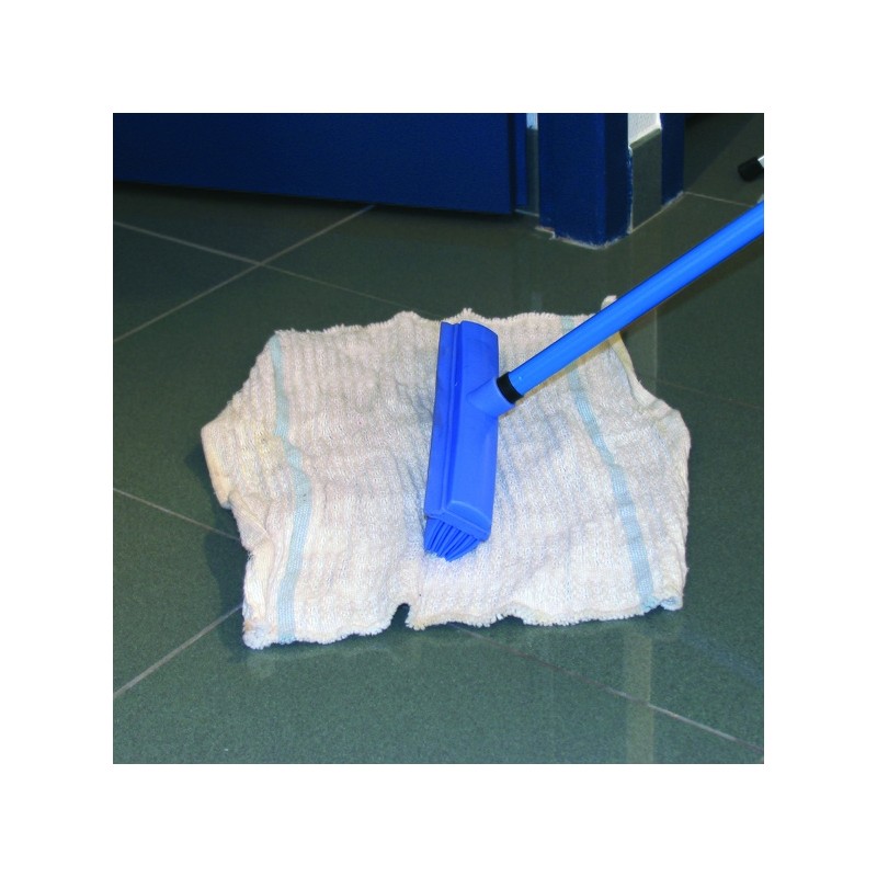 Tête de Balai sans manche avec raclette en Caoutchouc Bleu MSV MSV