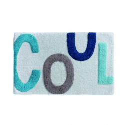 Spirella Bathroom mat WORDS COOL Cotton 50x80cm Multicolor