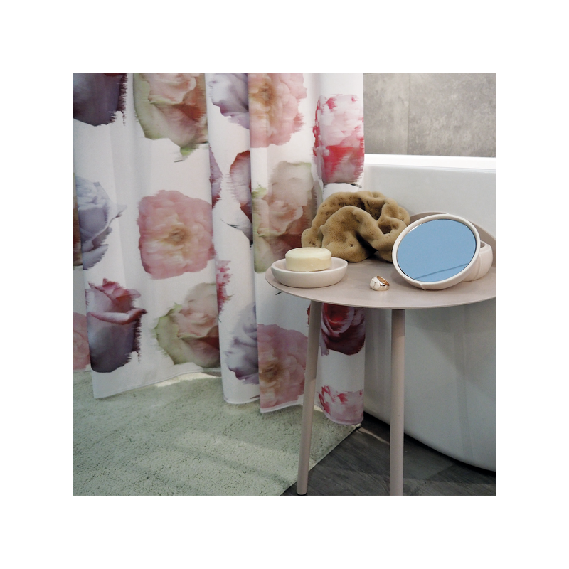 Elements by Spirella Cortina de ducha Poliéster MUSE 180x180 cm Rosa Spirella