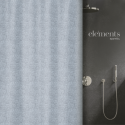 rideau de douche Polyester ILO 180x200cm Bleu Denim Elements by Spirella Spirella