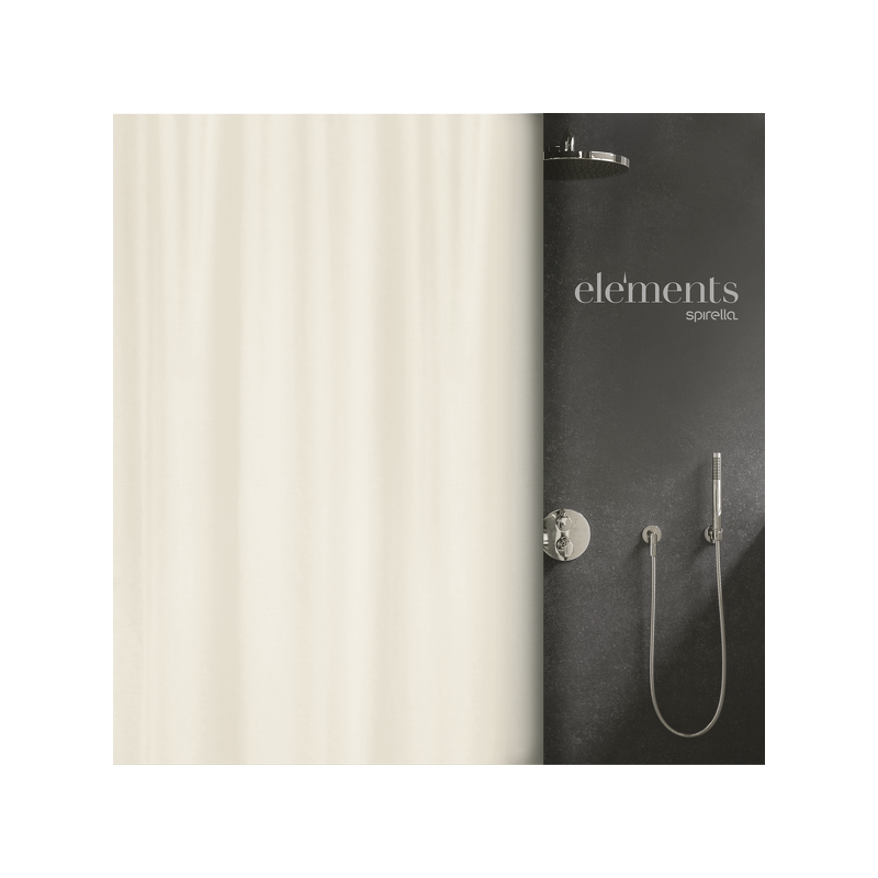 Elements by Spirella Tenda doccia Poliestere PURE 180x180cm Beige Spirella