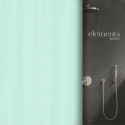 rideau de douche Polyester MERA 180x180cm Bleu Elements by Spirella Spirella