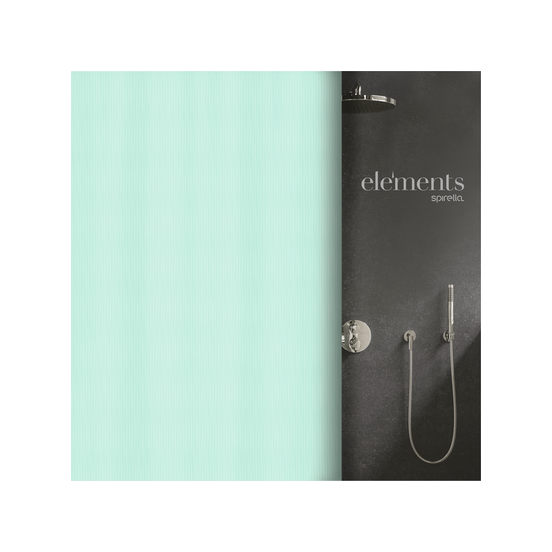 rideau de douche Polyester MERA 240x180cm Bleu Elements by Spirella Spirella