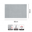 Spirella Bathroom mat ADA Cotton 50x80cm Gray Spirella