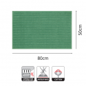 Spirella Alfombra de baño de algodón ADA 50x80cm Verde Spirella