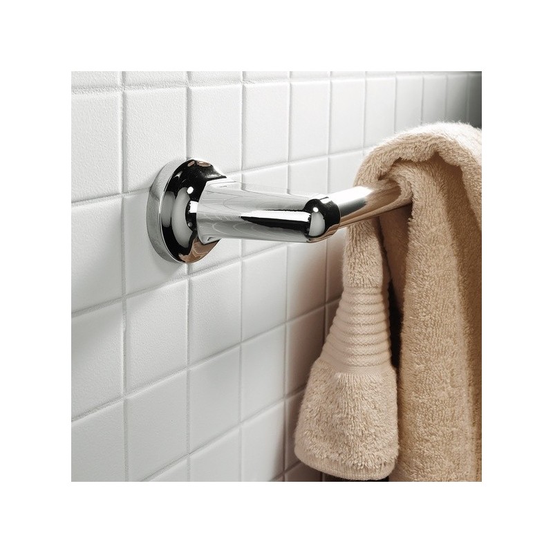 Porte Serviettes mural Acier LAGUNE 40cm Chromé Spirella