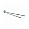 Double wall-mounted towel rack Steel LAGUNE Chrome Spirella