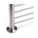 Wall-mounted towel rack in SIWA Brushed Stainless Steel MSV