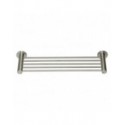 Wall-mounted towel rack in SIWA Brushed Stainless Steel MSV