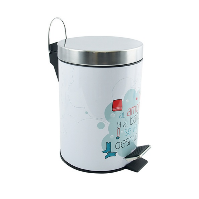 Poubelle à  pédale Inox 3L Bath & Love MSV