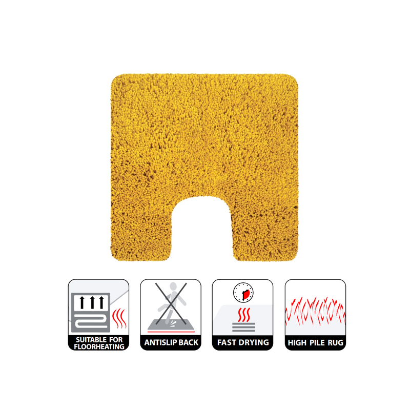 Tapis de bain Microfibre HIGHLAND 55x55cm Safran Spirella