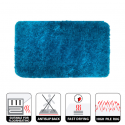 Tapis de bain Microfibre HIGHLAND 80x150cm Bleu Turquoise Spirella