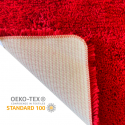 Spirella Tapis de bain Microfibre HIGHLAND 60x90cm Rouge