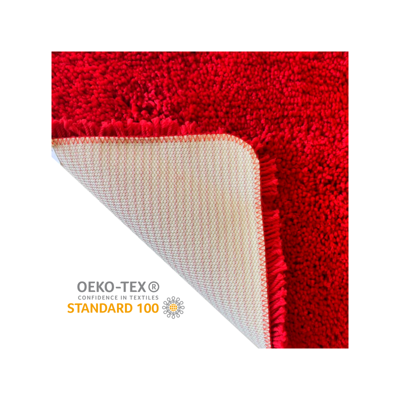 Spirella Tapis de bain Microfibre HIGHLAND 60x90cm Rouge