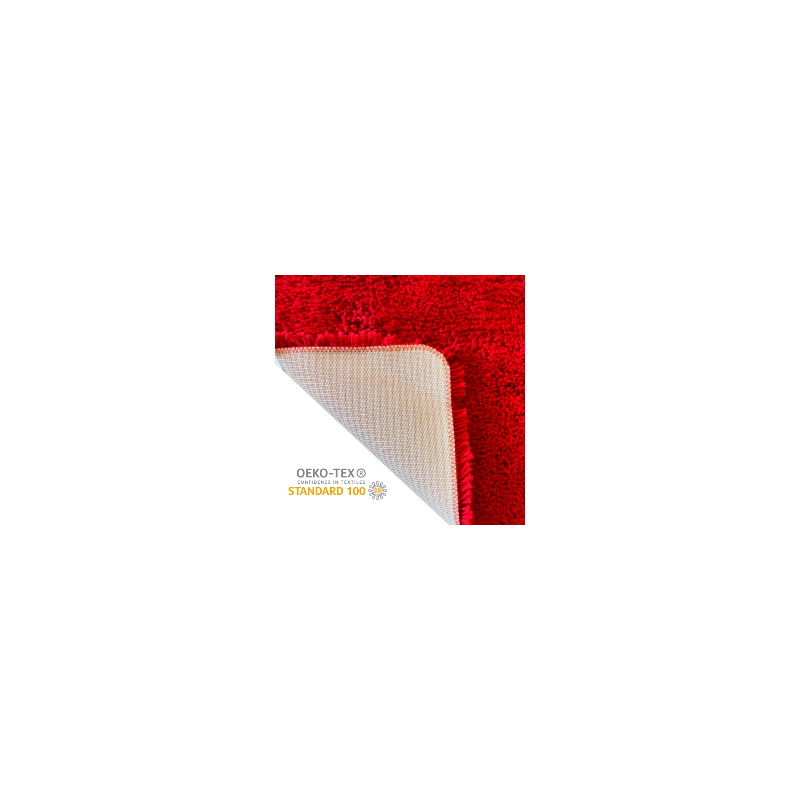 Spirella Badematte HIGHLAND Mikrofaser- 70 x 120 cm Rot