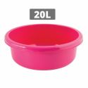 Barreño Redondo 20L Fucsia MSV