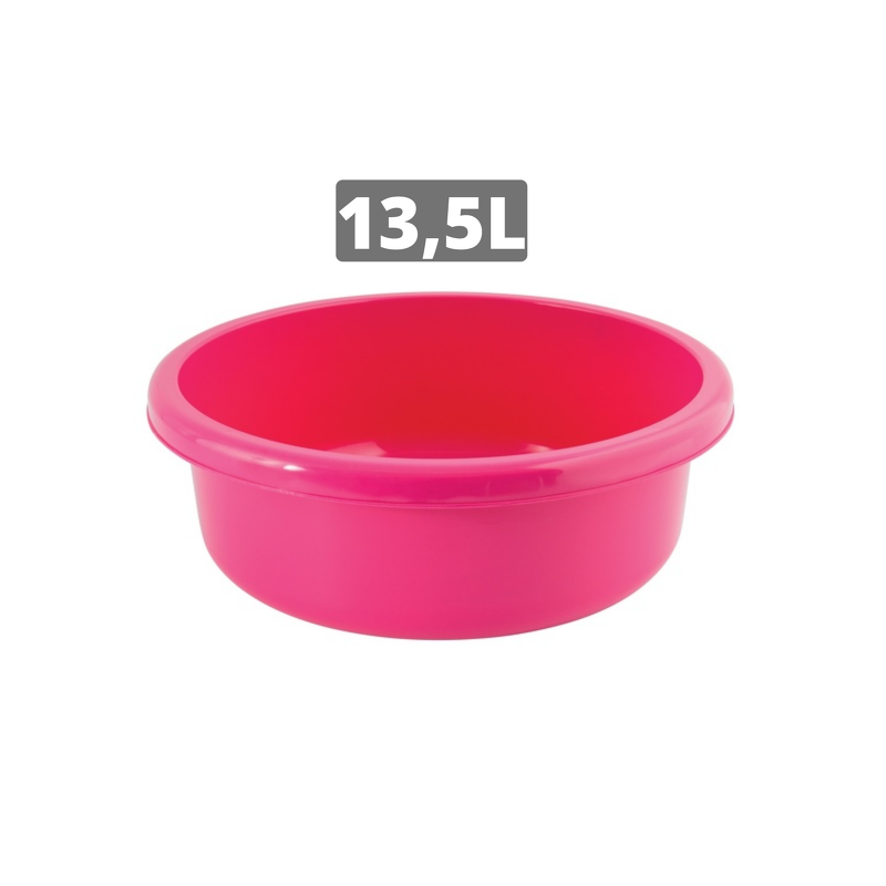 Barreño Redondo 13,5L Fucsia MSV