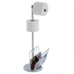 Spirella Porte rouleau Papier Wc sur pied & Porte journeaux TENERIFE