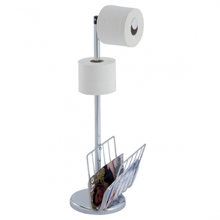 Porte rouleau Papier Wc sur pied & Porte journeaux TENERIFE Spirella