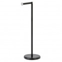 Toilet roll holder on foot CHIC Steel Matt black Spirella