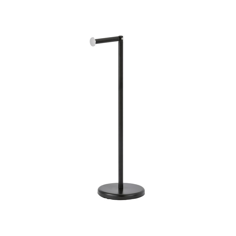 Toilet roll holder on foot CHIC Steel Matt black Spirella