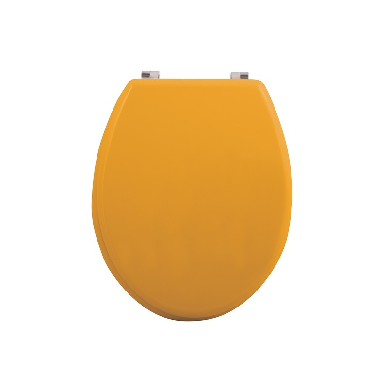 Abattant wc MDF CLEO Safran mat - Charnières en Inox MSV