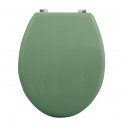 Copriwater WC CLÉO MDF Verde Basilico Opaco - Cerniere in acciaio inox MSV