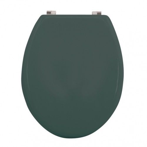 Asiento WC CLÉO MDF Verde Oscuro Mate - Bisagras Acero Inoxidable MSV