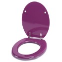 MSV WC-Sitz CLÉO aus violettem MDF - Edelstahlscharniere